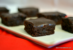 Mexican Hot Chocolate Brownies -Chew Nibble Nosh