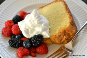 Sour Cream Pound Cake - Chew Nibble Nosh