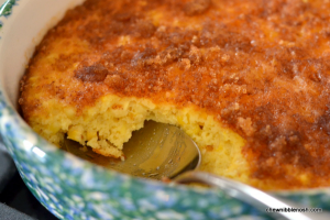 Choctaw Corn Pudding - Chew Nibble Nosh