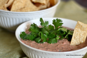 Creamy Roasted Red Pepper and Black Bean Dip - Chew Nibble Nosh