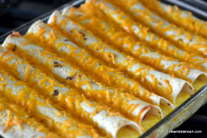 Easy Overnight Breakfast Enchiladas - Chew Nibble Nosh