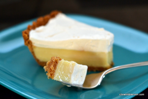 Lemon Icebox Pie - Chew Nibble Nosh