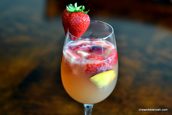 Red White and Berry Sangria - Chew Nibble Nosh