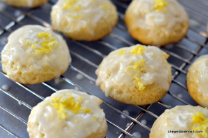 Lemon-Honey Drop Cookies - Recipe at Chew Nibble Nosh