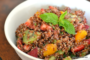 Quinoa Fruit Salad - Chew Nibble Nosh