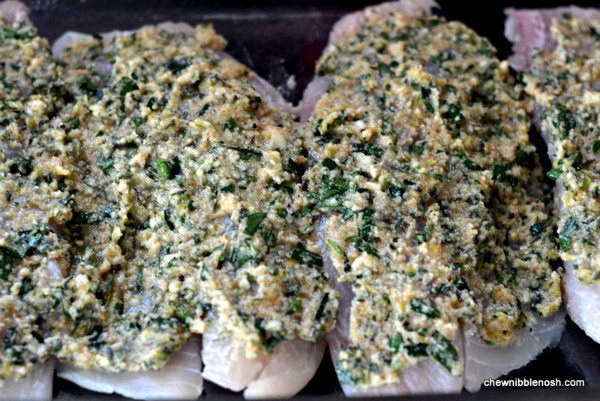 Herb Crusted Tilapia 3 - Chew Nibble Nosh