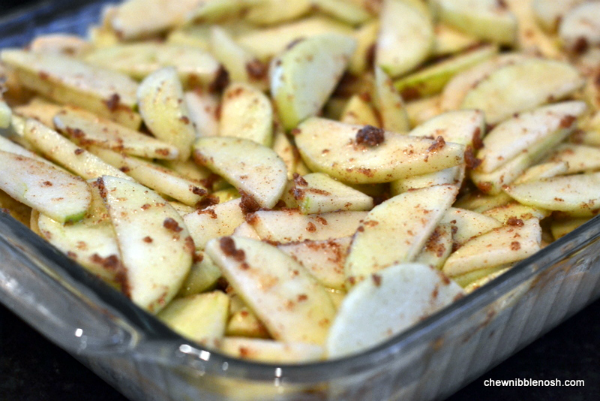 Overnight Baked Apple French Toast 4 - Chew Nibble Nosh