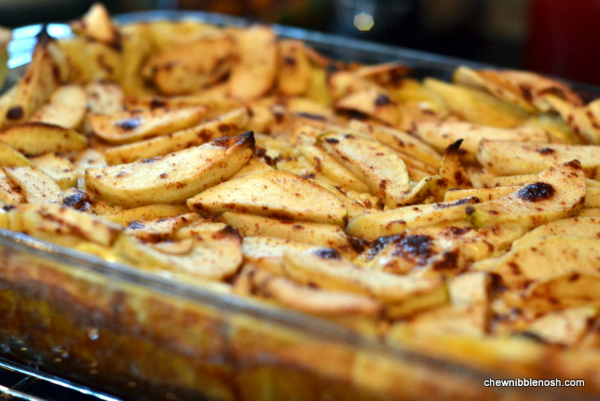 Overnight Baked Apple French Toast 5 - Chew Nibble Nosh