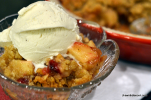 Cranberry Orange Apple Crisp - Chew Nibble Nosh