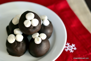 Mexican Hot Chocolate OREO Cookie Balls - Chew Nibble Nosh