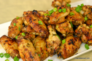 Asian Marinated Wings with Sweet Chili Glaze - Chew Nibble Nosh