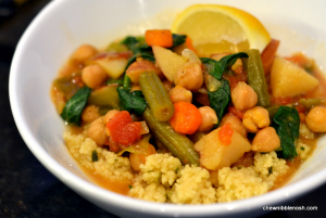 Slow Cooker Vegetable and Chickpea Curry - Chew Nibble Nosh
