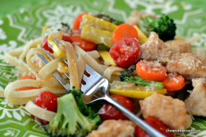 Chicken Primavera - Chew Nibble Nosh