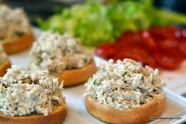 Slow Cooker Chicken Caesar Sliders - Chew Nibble Nosh