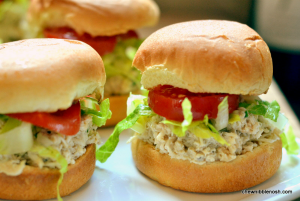 Slow Cooker Chicken Caesar Sliders - Chew Nibble Nosh