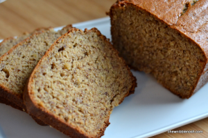 Peanut Butter Banana Bread - Chew Nibble Nosh