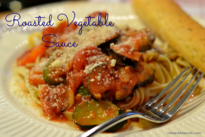 Roasted Vegetable Sauce - Chew Nibble Nosh
