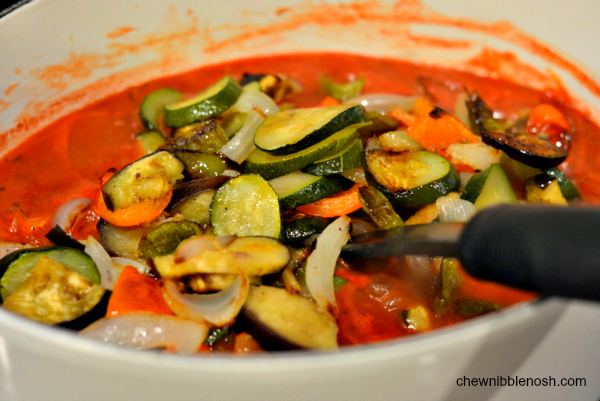 Roasted Vegetable Sauce - Chew Nibble Nosh 4