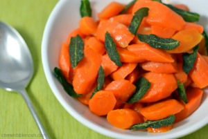 Braised Carrots with Crisp Sage - Chew Nibble Nosh 6