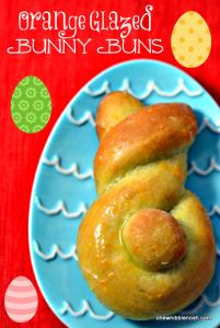 Orange Glazed Bunny Buns - Chew Nibble Nosh