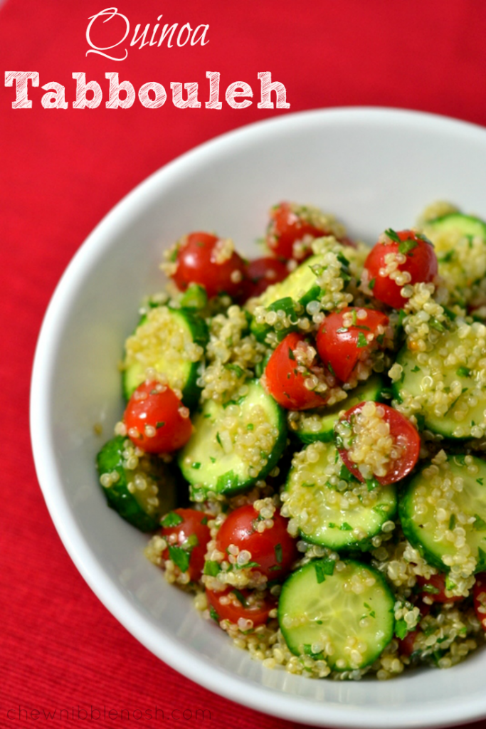 Quinoa Tabbouleh - Chew Nibble Nosh