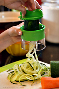 Spiralized Italian Pasta Salad - Chew Nibble Nosh 2