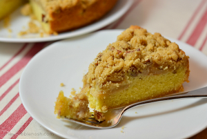 Pear Streusel Kuchen - Chew Nibble Nosh