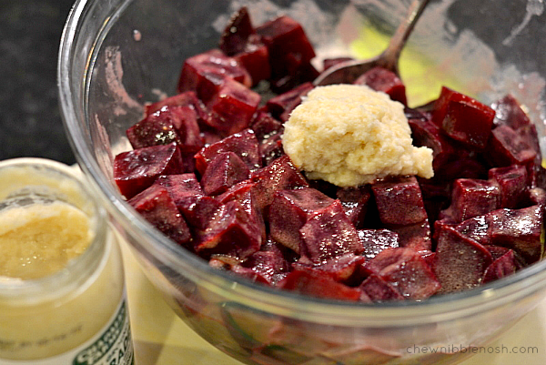 Roasted Beets with Horseradish Vinaigrette - Chew Nibble Nosh 3