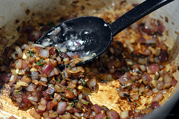 Lentil Soup with Balsamic Roasted Winter Vegetables - Chew Nibble Nosh 3