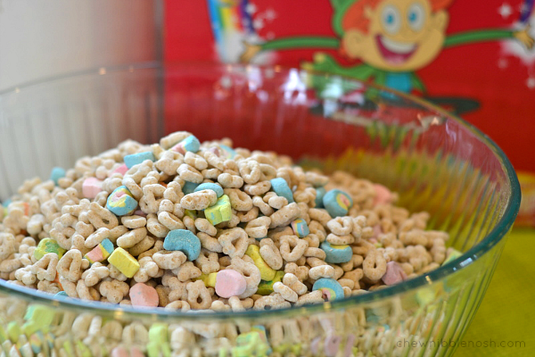 Lucky Charms Marshmallow Treats - Chew Nibble Nosh 1