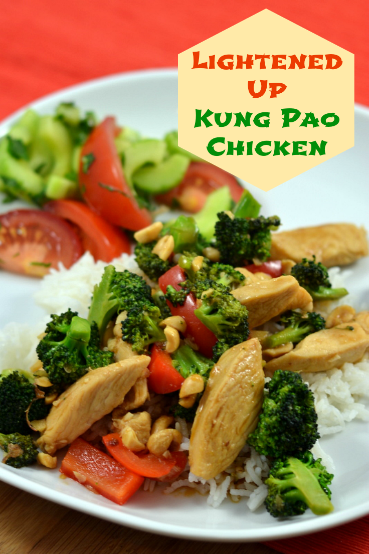 Lightened Up Kung Pao Chicken - Chew Nibble Nosh