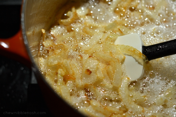 Mujaddara - Rice and Lentils with Crispy Onions - Chew Nibble Nosh 3