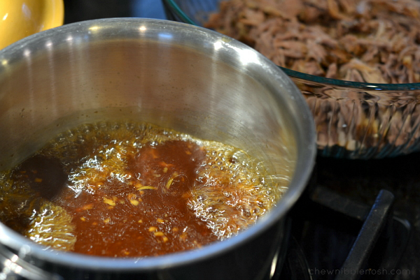 Slow Cooker Honey-Balsamic Pulled Pork with Avocado Relish - Chew Nibble Nosh 4