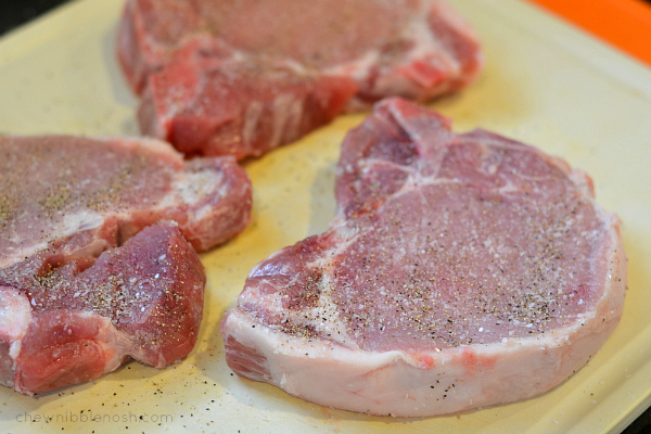 Simple Pepper Jelly Pork Chops - Chew Nibble Nosh 1