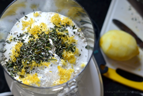 Sugared Lemon & Rosemary Scones - Chew Nibble Nosh 2