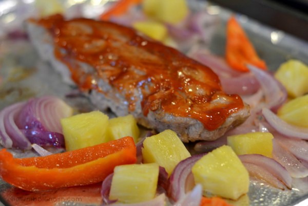 Sweet and Smoky Pork Tenderloin wtih Pineapple and Peppers - Chew Nibble Nosh 3