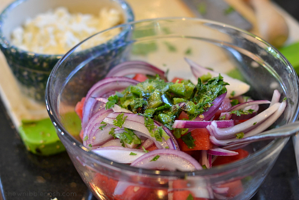 Easy Chicken Tacos with Fresh Watermelon Salsa - Chew Nibble Nosh 4