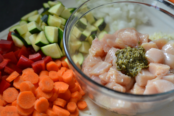 One Pot Italian Chicken & Orzo Stew - Chew Nibble Nosh 1