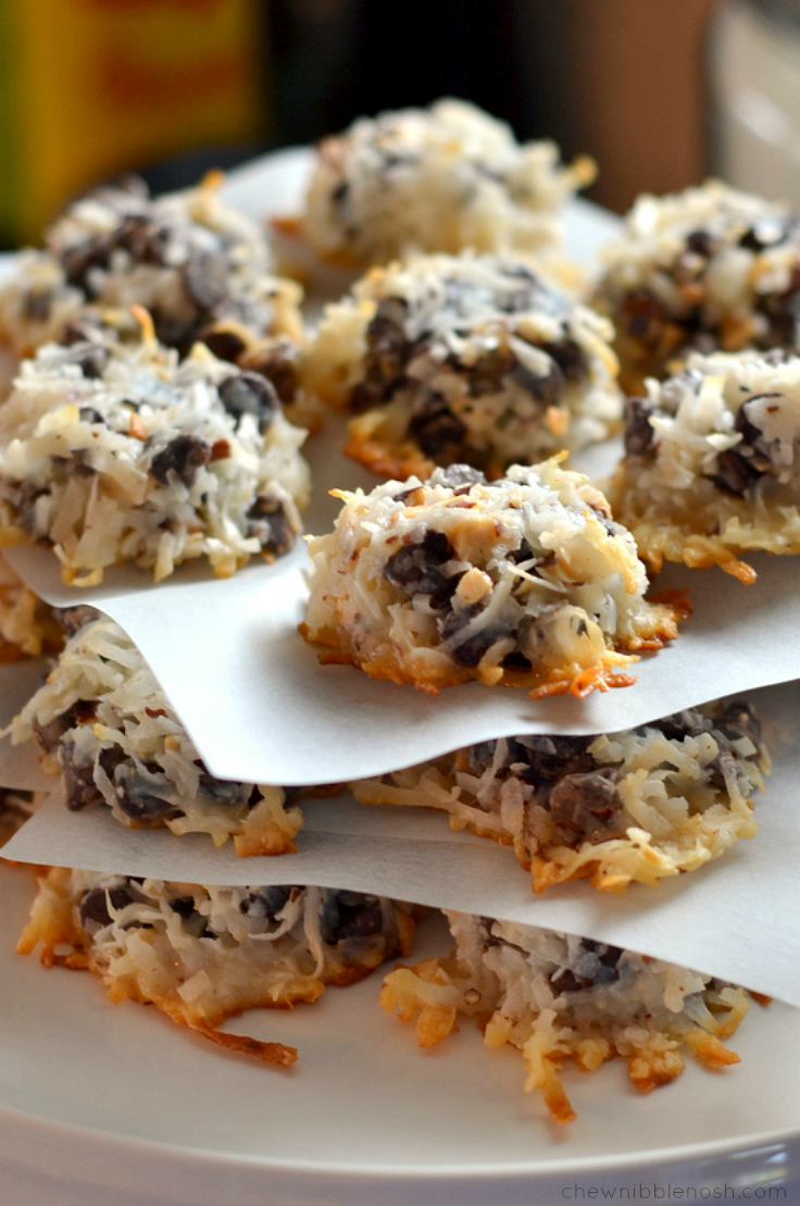 Almond Joy Cookies - Chew Nibble Nosh
