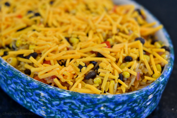 Cheesy Southwestern Spaghetti Squash Bake - Chew Nibble Nosh 6