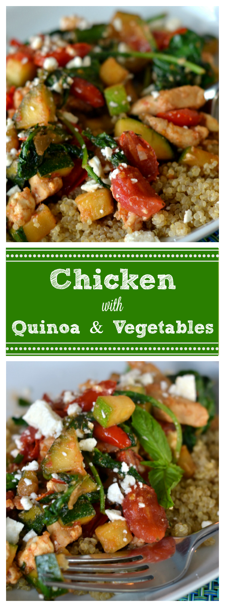 Chicken with Quinoa and Vegetables - Chew Nibble Nosh