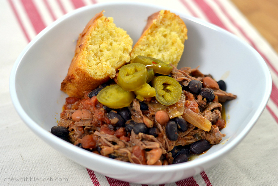 Slow Cooker Cowboy Pot Roast - Chew Nibble Nosh