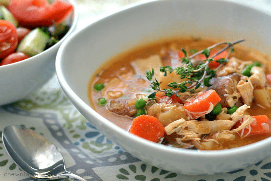 Old Fashioned Slow Cooker Chicken Stew